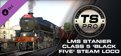 Train Simulator: LMS Stanier Class 5 'Black Five' Steam Loco Add-On cover art