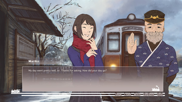 Скриншот из When Our Journey Ends - A Visual Novel