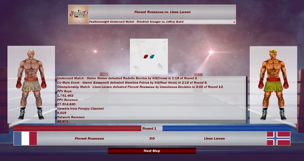 Скриншот из World Boxing Manager