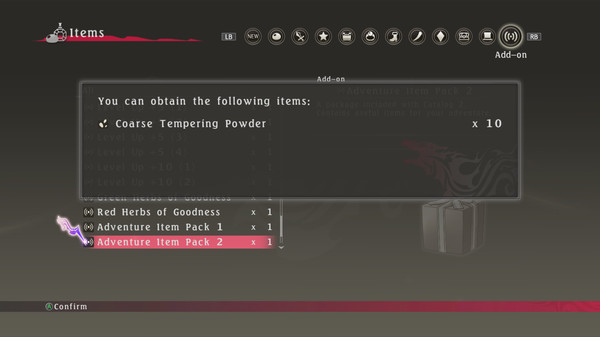 Скриншот из Tales of Berseria™ - Adventure Item Pack 2