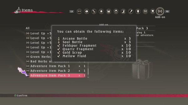 Скриншот из Tales of Berseria™ - Adventure Item Pack 3