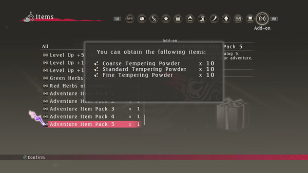 Скриншот из Tales of Berseria™ - Adventure Item Pack 5