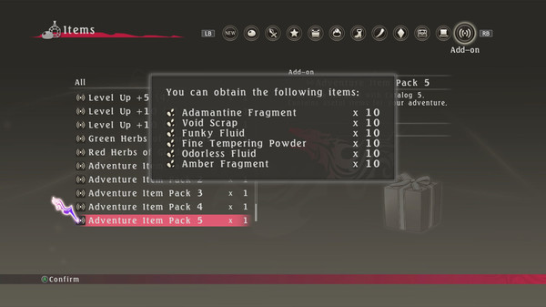 Скриншот из Tales of Berseria™ - Adventure Item Pack 5