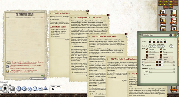 Скриншот из Fantasy Grounds - Deadlands Reloaded: OneSheet Adventure PAK (Savage Worlds)