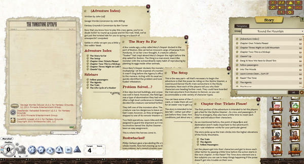 Скриншот из Fantasy Grounds - Deadlands Reloaded: OneSheet Adventure PAK (Savage Worlds)