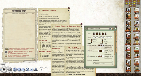 Скриншот из Fantasy Grounds - Deadlands Reloaded: Abracadabra and an Arab Cadaver (Savage Worlds)