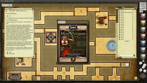 Скриншот из Fantasy Grounds - Mini-Dungeon #009: Tiikeri's Revenge (PFRPG)