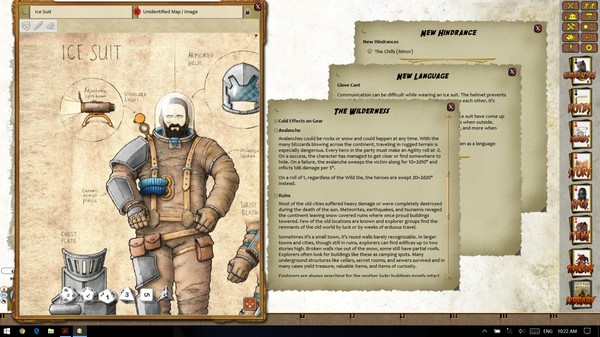 Скриншот из Fantasy Grounds - Winter Eternal Adventure Guide: The wastelands (Savage Worlds)