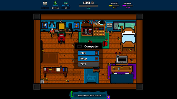 Скриншот из Gamer Career Tycoon