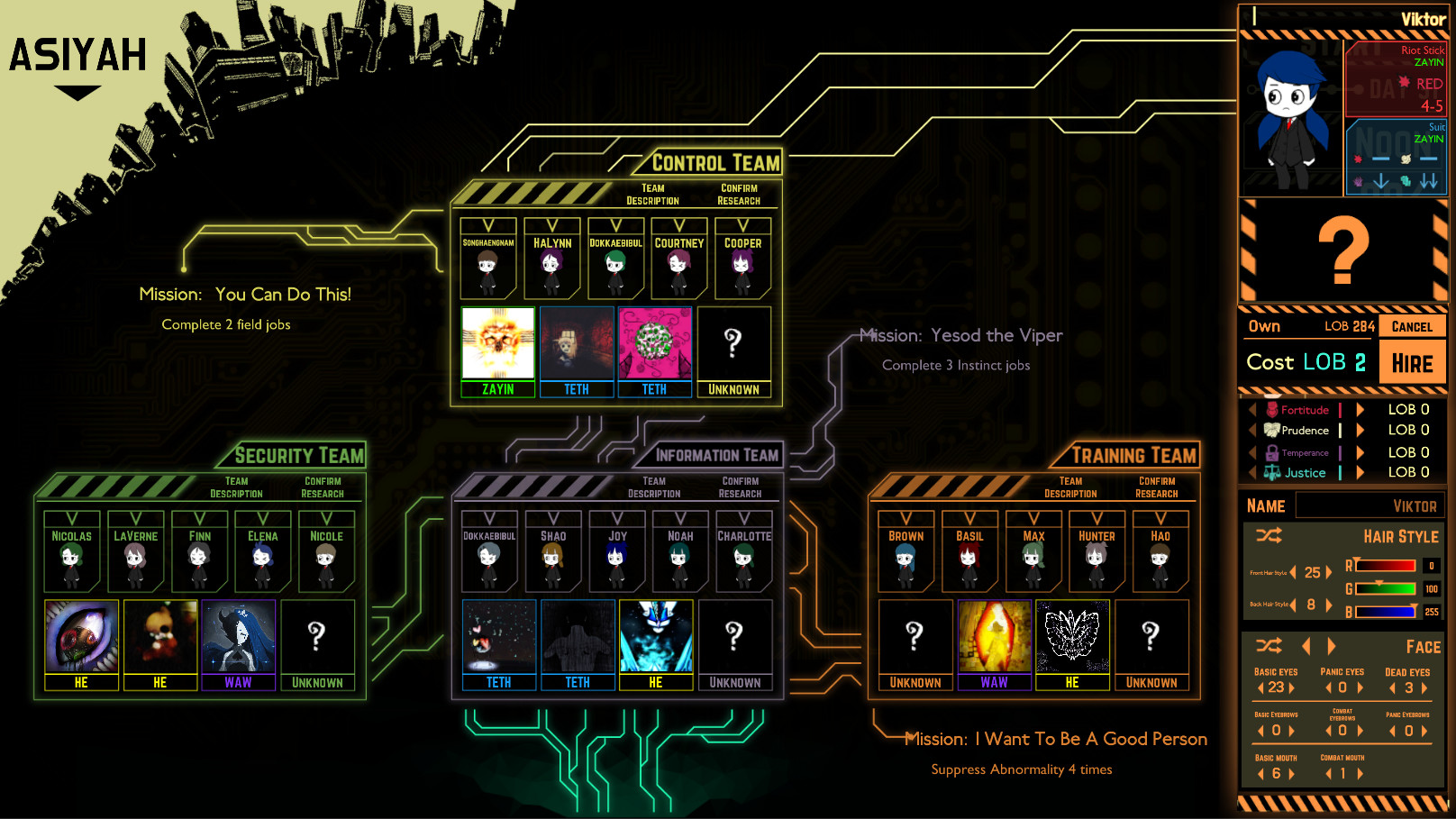 Lobotomy Corporation Monster Management Simulation On Steam