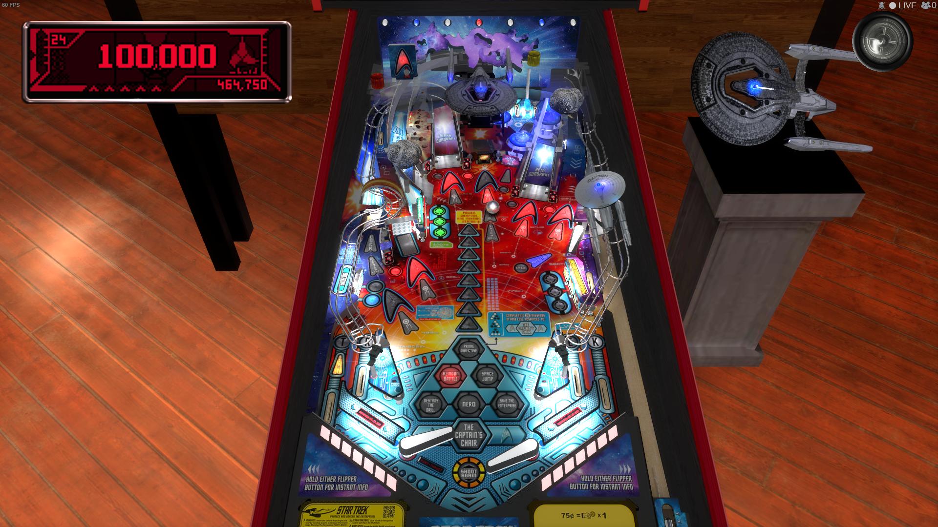 steam stern pinball arcade star trek