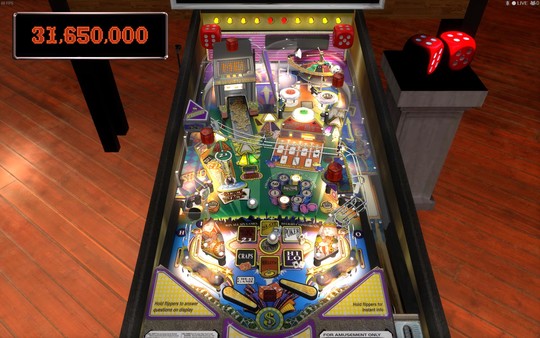 Скриншот из Stern Pinball Arcade: High Roller Casino