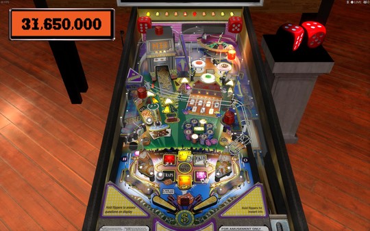 Скриншот из Stern Pinball Arcade: High Roller Casino