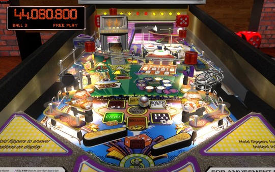 Скриншот из Stern Pinball Arcade: High Roller Casino