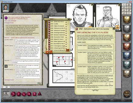 Скриншот из Fantasy Grounds - 1 on 1 Adventures #4: The Sixth Cavalier (PFRPG⁄3.5E)