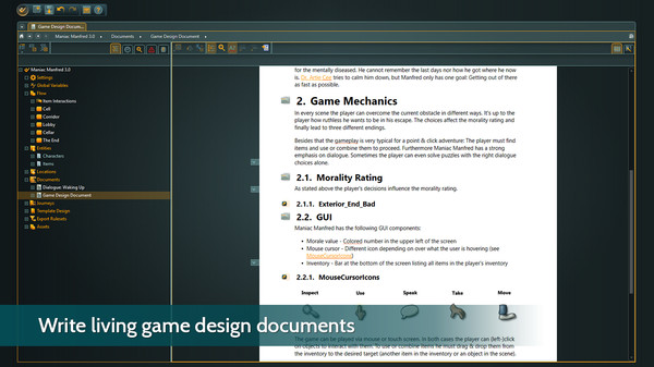 articy:draft 3 recommended requirements