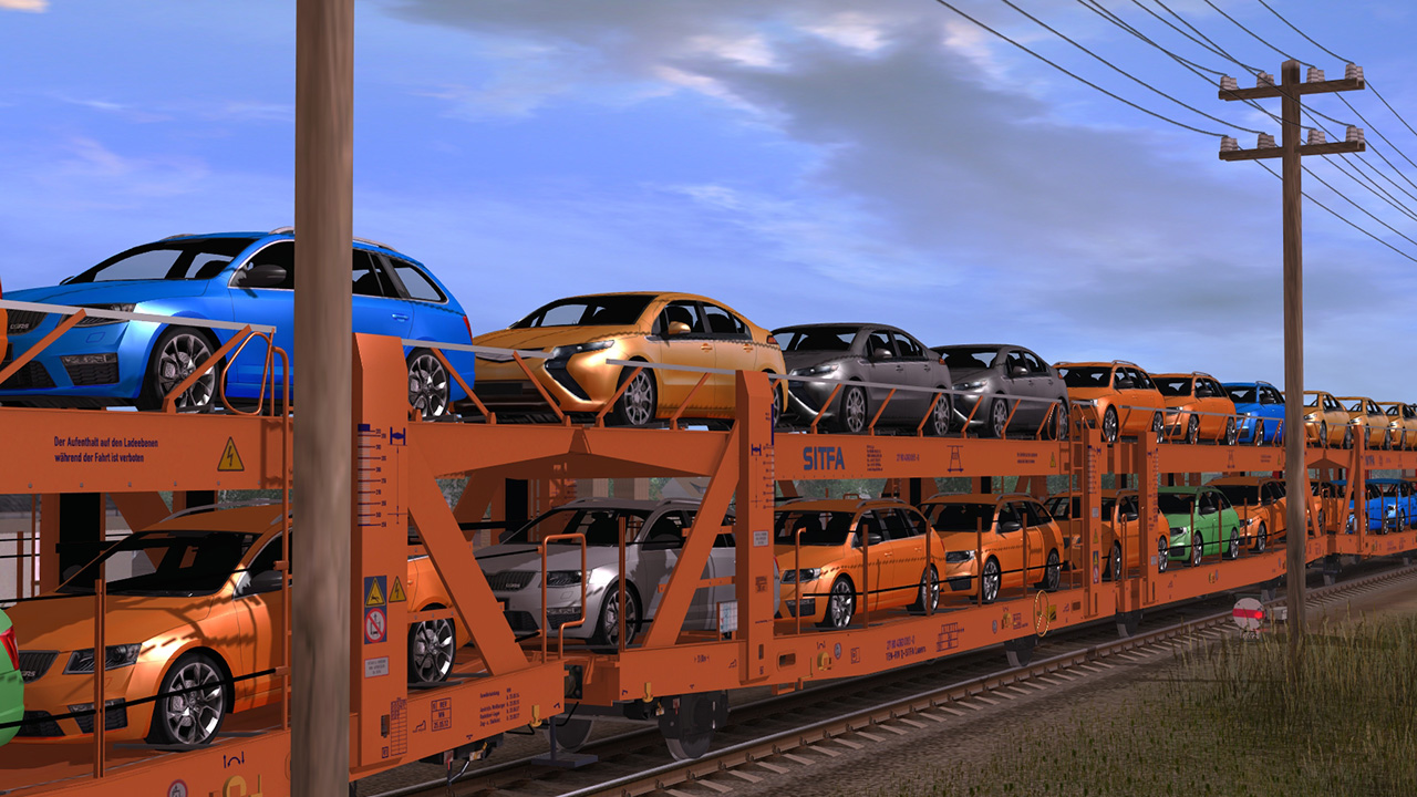 Trainz 2019 dlc: hccrrs car transporter truck