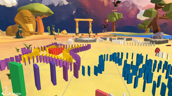 Скриншот из Domino Craft VR
