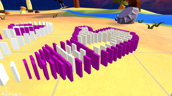 Скриншот из Domino Craft VR
