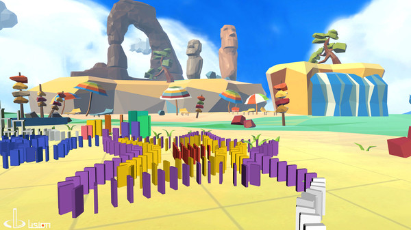 Скриншот из Domino Craft VR