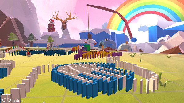 Скриншот из Domino Craft VR