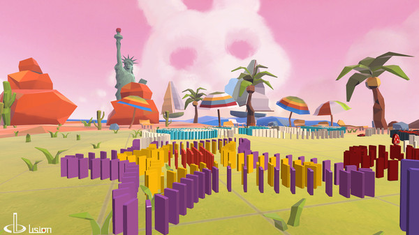 Скриншот из Domino Craft VR