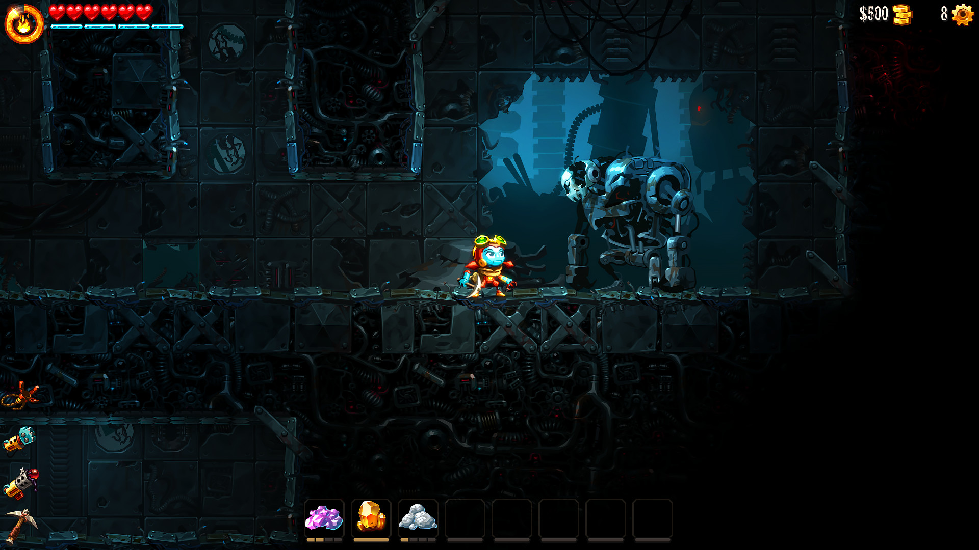 steamworld dig pc how to save game