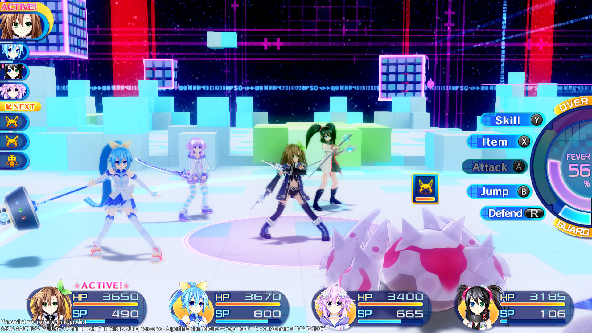 Superdimension Neptune VS Sega Hard Girls Screenshot 2
