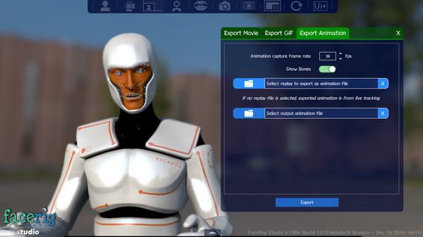 Скриншот из Facerig Studio for Individual Creators