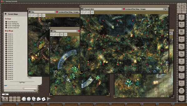 Скриншот из Fantasy Grounds -  Black Scroll Games - Forest of Fallen Giants (Map Pack)