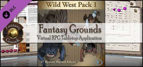 Fantasy Grounds  Wild West Pack 1 Token Pack