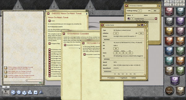 Скриншот из Fantasy Grounds - Mini-Dungeon #012: Nekh-ta-Nebi's Tomb (PFRPG)