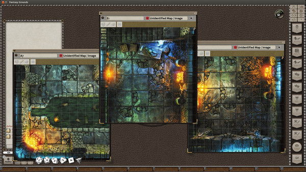 Скриншот из Fantasy Grounds - Black Scrolls Sewer (Map Pack)