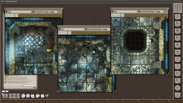 Скриншот из Fantasy Grounds - Black Scrolls Sewer (Map Pack)