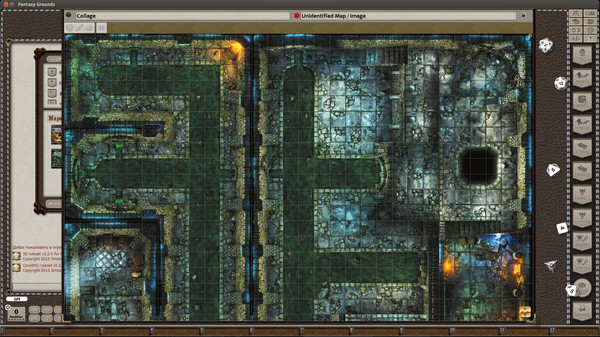 Скриншот из Fantasy Grounds - Black Scrolls Sewer (Map Pack)