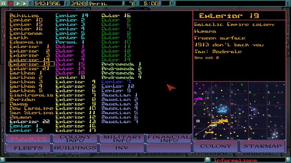 Imperium Galactica screenshot