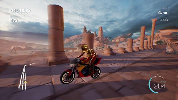 Скриншот из Moto Racer 4 - Antique Antics