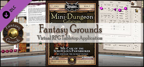 Fantasy Grounds - Mini-Dungeon #013: The Case of the Scrupulous Pawnbroker (PFRPG)