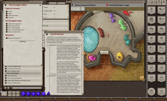 Скриншот из Fantasy Grounds - Legendary Planet: The Scavenged Codex (5E)