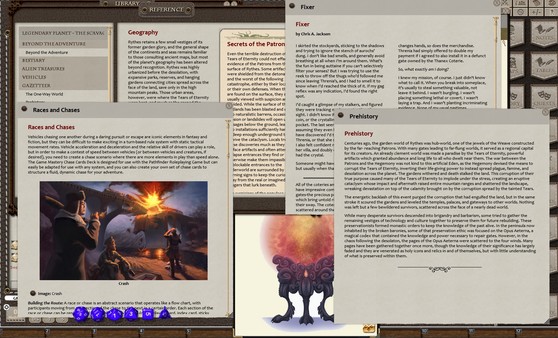 Скриншот из Fantasy Grounds - Legendary Planet: The Scavenged Codex (5E)