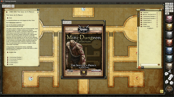 Скриншот из Fantasy Grounds - Mini-Dungeon #014: The Soul of a Prince (PFRPG)