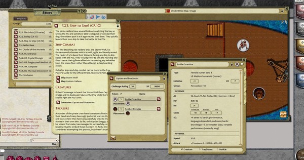 Скриншот из Fantasy Grounds - Islands of Plunder: Scourge of the Steaming Isle (PFRPG)