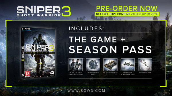 【图】Sniper Ghost Warrior 3 – Season Pass(截图1) 【图】Sniper Ghost Warrior 3 – Season Pass(截图1)
