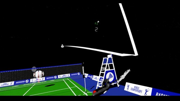 Скриншот из Space Badminton VR