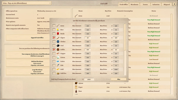 Winds Of Trade game for windows Pc 1