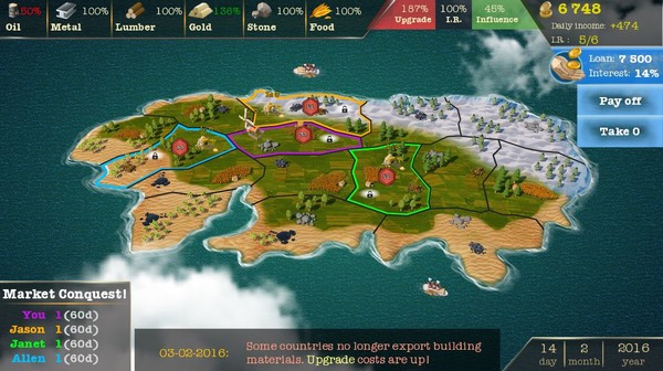 Скриншот из Economic Conquest
