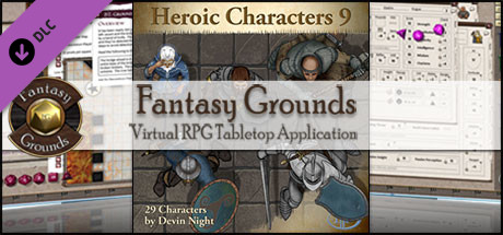 Fantasy Grounds - Heroic Characters 9 (Token Pack) cover art