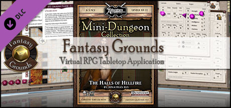 Fantasy Grounds - Mini-Dungeon #016: The Halls of Hellfire (PFRPG) cover art