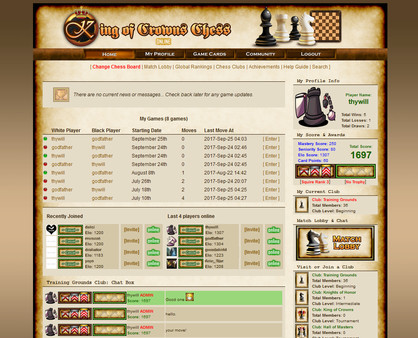 Скриншот из King of Crowns Chess Online