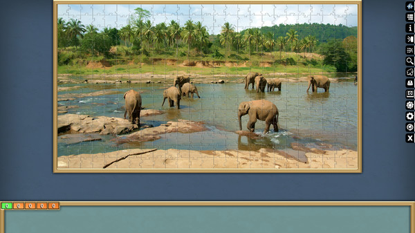 Скриншот из Jigsaw Puzzle Pack - Pixel Puzzles Ultimate: Elephants